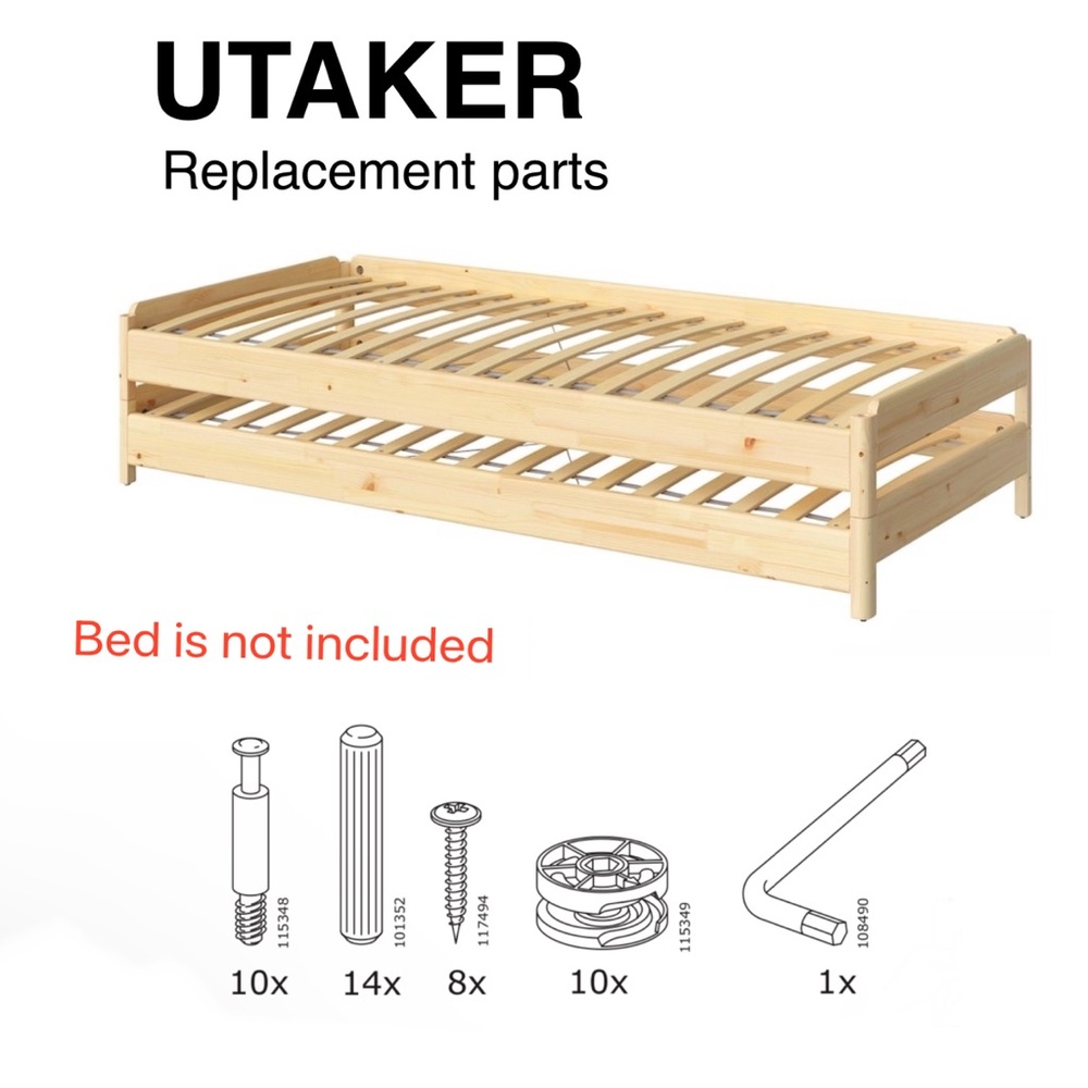 Full set of Replacement parts to set up UTAKER bed